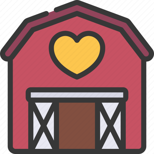 Wedding, barn, venue, marriage, farm icon - Download on Iconfinder
