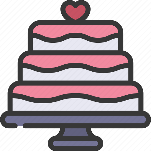 Wedding, cake, food, dessert, love icon - Download on Iconfinder