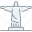 cristo, redentor, brasil, historical, landmark, monument, rio de janeiro 
