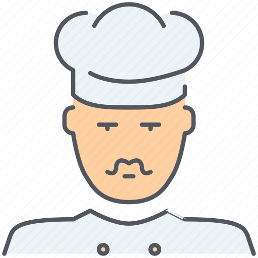 Chief, cooking, cuisine, food, gastronomy, kitchen, restaurant icon - Download on Iconfinder
