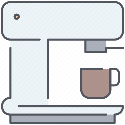 Coffee, machine, appliance, cappuccino, espresso, kitchen, macchiato icon - Download on Iconfinder