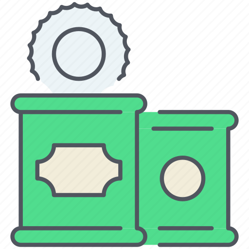 Cans, can, food, kitchen, packaged, spinach, tin icon - Download on Iconfinder