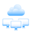 cloud, hosting, monitors, shared 