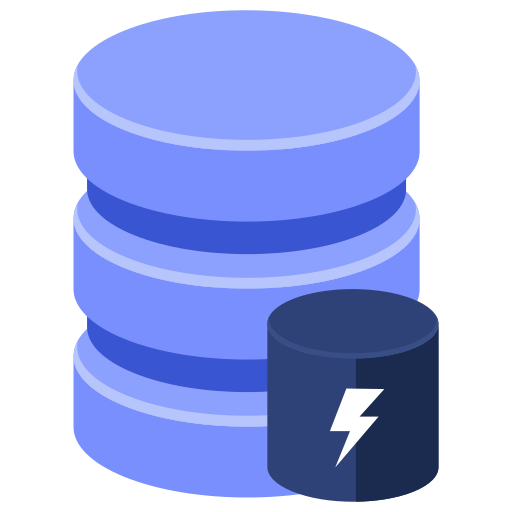 Cache, database, lightning icon - Free download