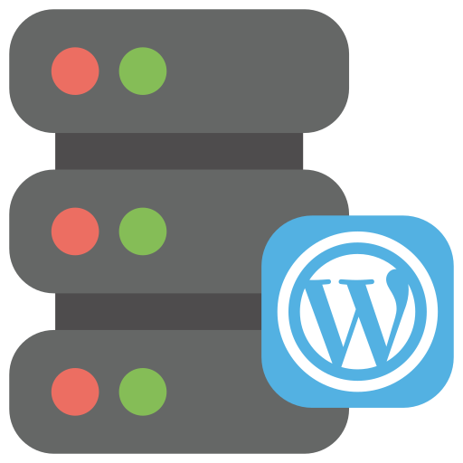 Hosting, server, web, wordpress, wp icon - Free download