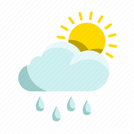 Weather, sun, rain icon - Download on Iconfinder