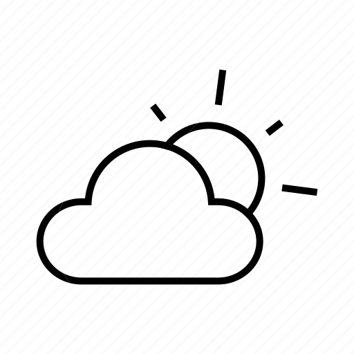 Cloud, clouds, sun, weather icon - Download on Iconfinder
