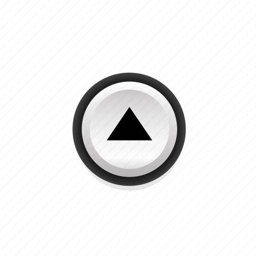 Arrow, buttons, navigation, on, pushbutton, ui, up icon - Download on Iconfinder