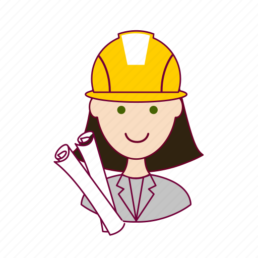 Architect, arquiteta, emprego, job, mulher, professions, project icon - Download on Iconfinder