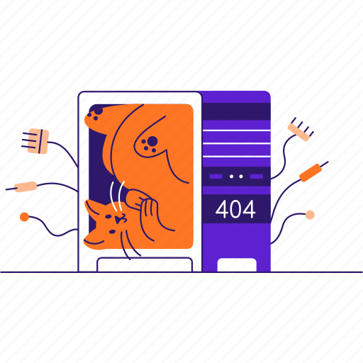 Error, solid, pc, computer, 404 illustration - Download on Iconfinder