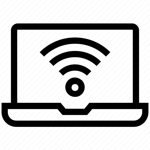 Data, internet, laptop, network, signal, wifi, wireless net icon - Download on Iconfinder