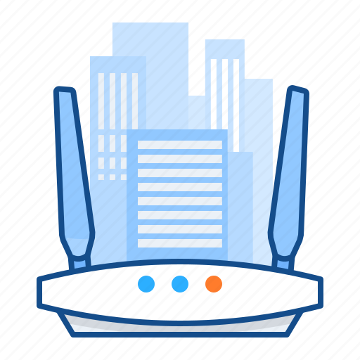 Buildings, commercial, network, wifi icon - Download on Iconfinder