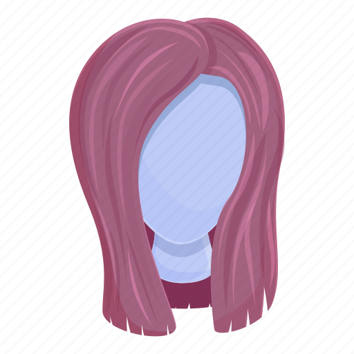 Pink, wig, trendy, template icon - Download on Iconfinder