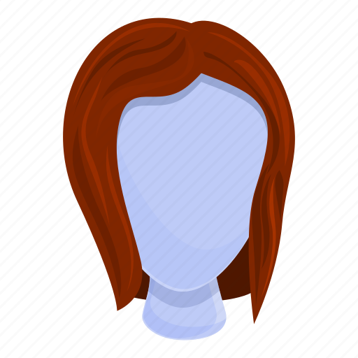 Female, wig, hair, styling icon - Download on Iconfinder
