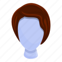 woman, wig, hair, head