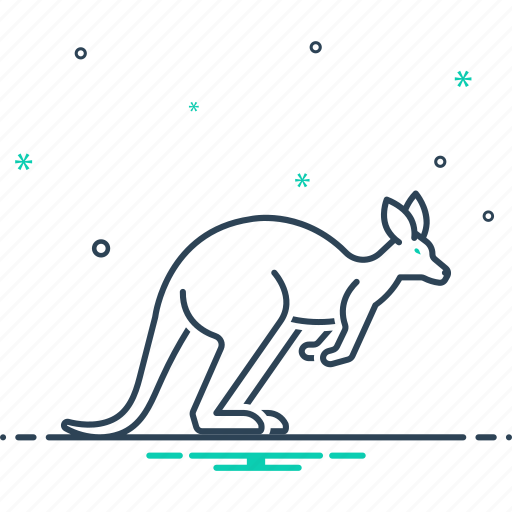 Animal, australia, herbivorous, kangaroo, mammal, pouch, wallaby icon - Download on Iconfinder