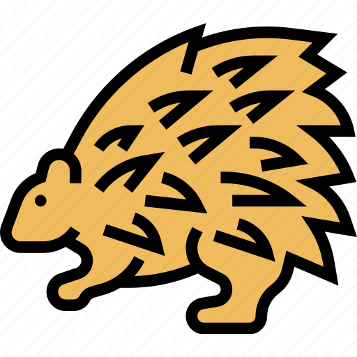 Porcupine, spines, rodent, zoo, nature icon - Download on Iconfinder