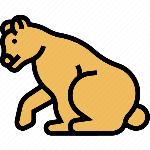Bear, grizzly, carnivore, wildlife, nature icon - Download on Iconfinder