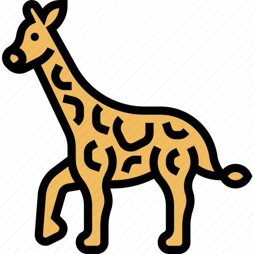 Giraffe, safari, animal, zoo, africa icon - Download on Iconfinder