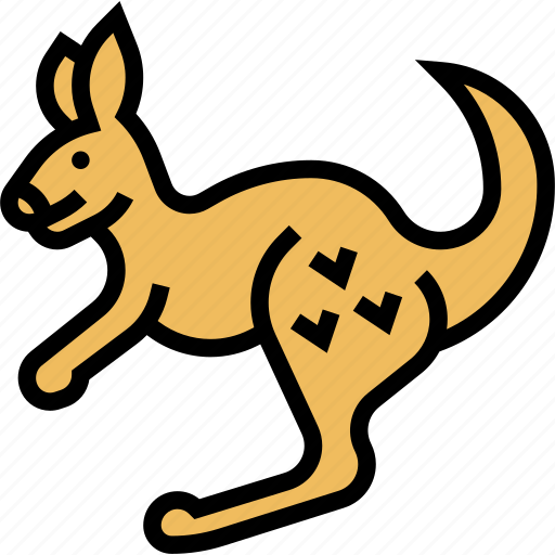 Kangaroo, marsupial, animal, australia, nature icon - Download on Iconfinder