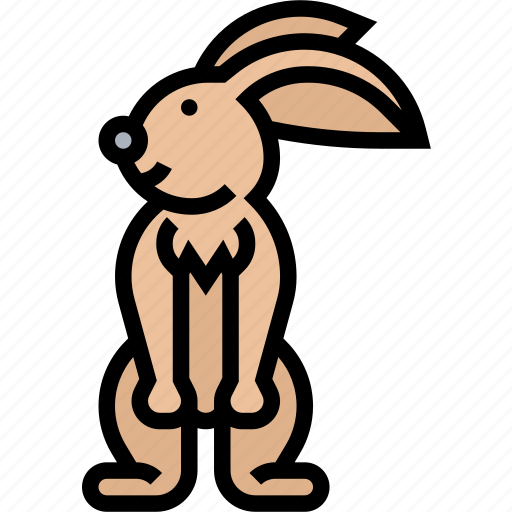 Hare, animal, fauna, wild, nature icon - Download on Iconfinder