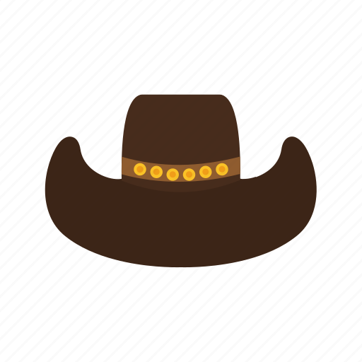 Cowboy, hat, head, leather, style, west, wild icon - Download on Iconfinder