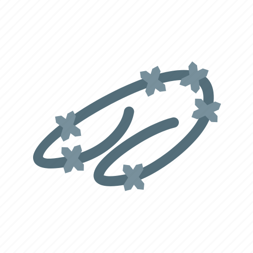 Barbed, fence, pointed, post, twisted, wild, wire icon - Download on Iconfinder