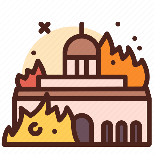 History, building, fire, danger, burn icon - Download on Iconfinder