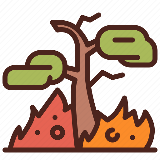 Tree, fire, danger, burn icon - Download on Iconfinder