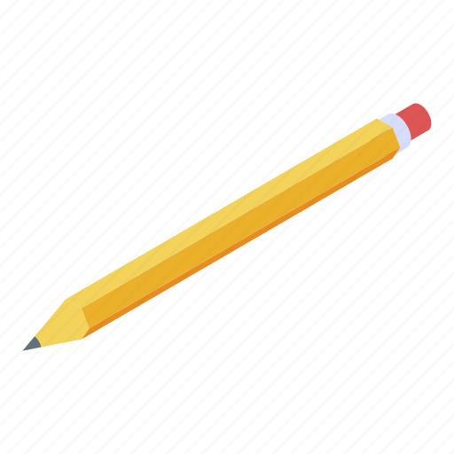 Business, cartoon, computer, isometric, pencil, vab635, yellow icon - Download on Iconfinder