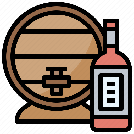 Barrel, bottle, cask, wine icon - Download on Iconfinder