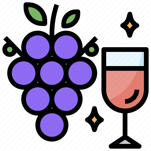 Fruit, grapes, vegetarian, wine icon - Download on Iconfinder
