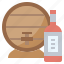 barrel, bottle, cask, wine 