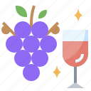 fruit, grapes, vegetarian, wine