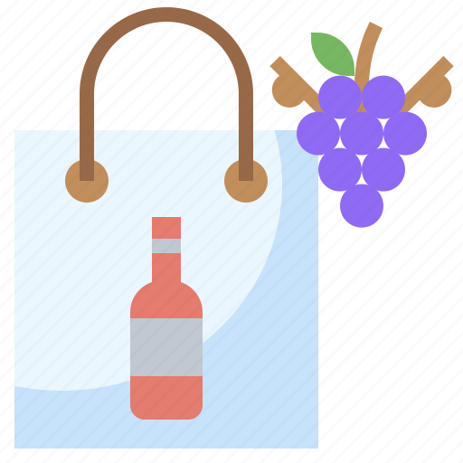 Bag, bottle, present, wine icon - Download on Iconfinder