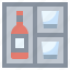alcohol, bottles, box, wine 