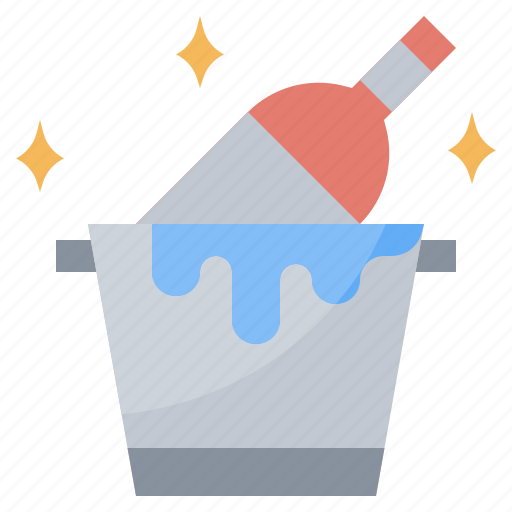 Bottle, bucket, cooler, wine icon - Download on Iconfinder
