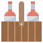 alcohol, bottles, box, pack, wine 