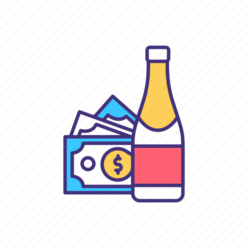 Wine bottle, purchase, retail, beverage icon - Download on Iconfinder