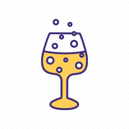 Wineglass, taste, beverage, sparkling icon - Download on Iconfinder