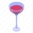 food, full, glass, isometric, party, red, wine