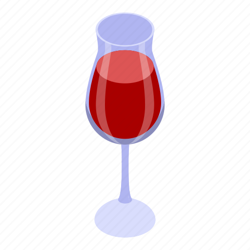 Food, glass, isometric, luxury, party, wine, wineglass icon - Download on Iconfinder