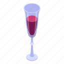 christmas, glass, isometric, love, party, traditional, wine
