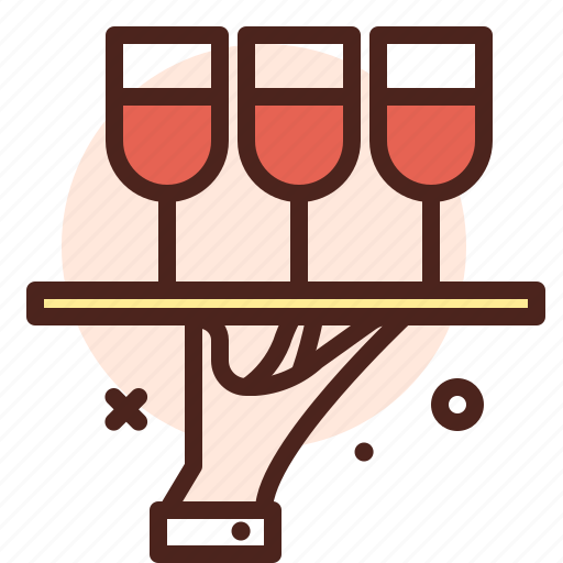Serving, industry, job, profession, wine icon - Download on Iconfinder