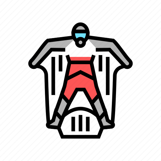 Helmet, protection, sportsman, suit, wingsuit, wingsuiting icon - Download on Iconfinder