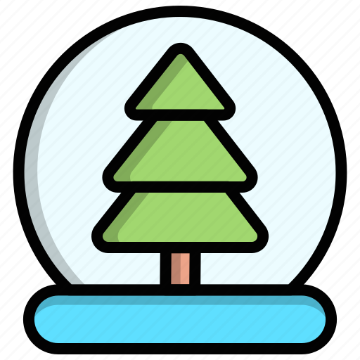 Ball, snow, tree, winter icon - Download on Iconfinder