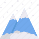 cloud, cold, ice, mountain, snow, weather, winter