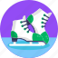 skate, ice, skating shoes, sports, skating, winter 