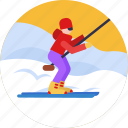 ski, sports, winter, snow