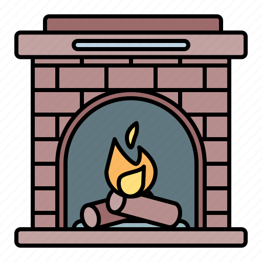 Fire, fireplace, winter, warm icon - Download on Iconfinder
